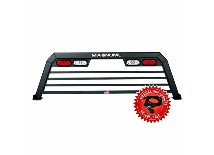 Magnum Truck Racks - 20202022 Gm 2500+ Low Pro With Mesh And Strobes - 420LXS