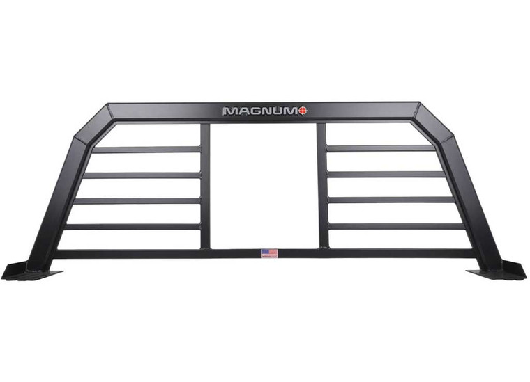 Magnum Truck Racks - 24c Silverado 2500/3500 Standard Window Cut Headache Rack/bars/no Lights Matte - 424STBRO1NB