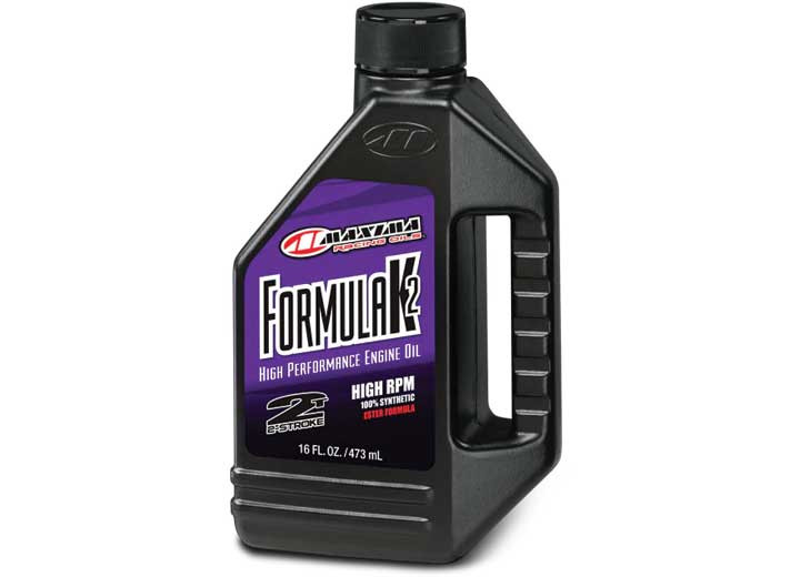 Maxima  - Formula K2 2 Stroke Engine Oil Full Synthetic High Rpm Racing Premix 16 Oz/473ml - 22916