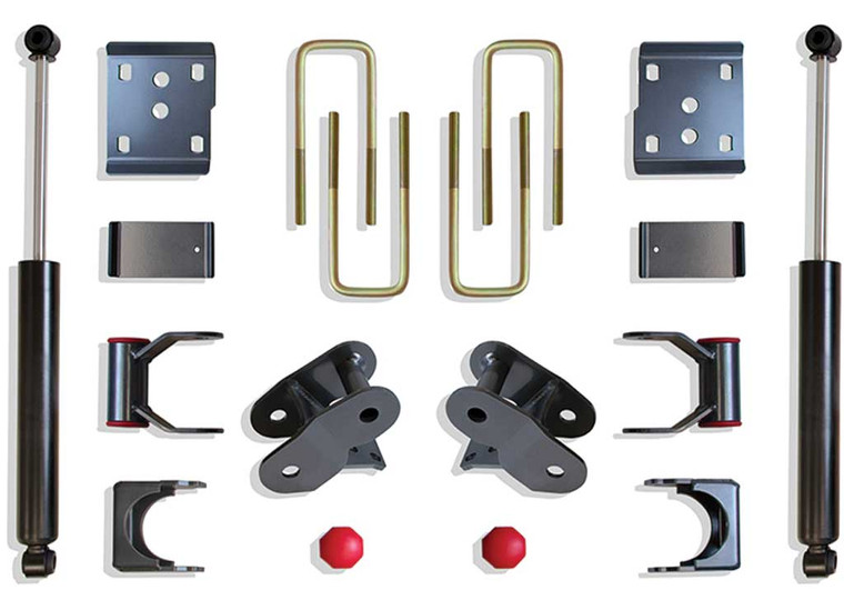 Maxtrac Suspension - 15c F150 2wd 3in/4wd 4in Rear Lowering Box Kit - 203230