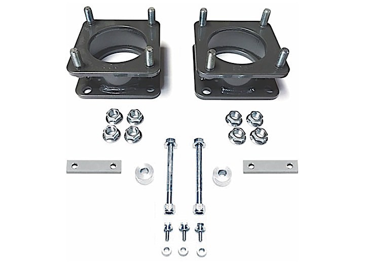 Maxtrac Suspension - 0721 Tundra 4wd Front Steel 2.5in Lift Strust Spacers W/diff Drop(pair) - 836725-4
