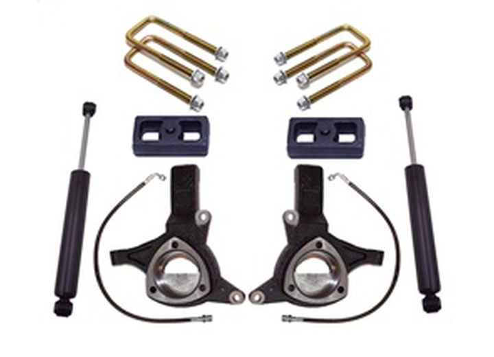Maxtrac Suspension - 1418 Silverado/sierra 1500(2019 Ld/ltd)2wd 5in Lift Kit W/max Trac Rear Shocks - K881753