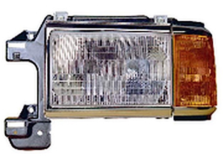 Maxzone Vehicle Lighting Corp - Fd Fpick Up /bronco 8791 Hl Combo. Unit Lh W/chrome & Blk Trim - 331-1107L-CSU