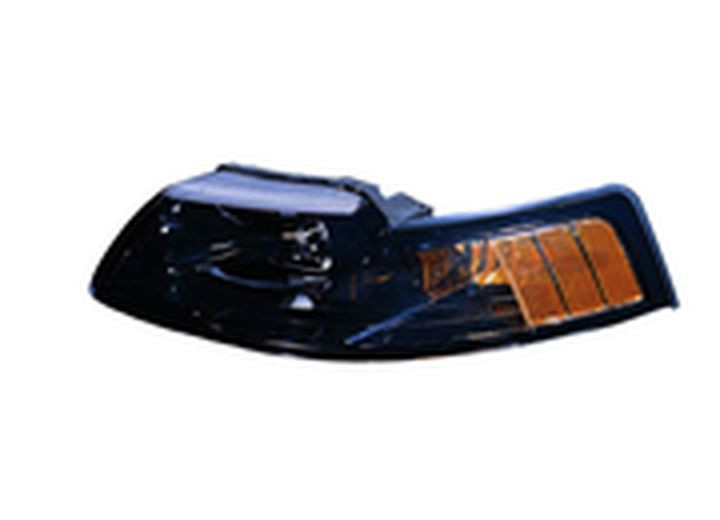 Maxzone Vehicle Lighting Corp - Capa Fd Mustang 0104 Headlight Assy Blk Bezel Lh - 331-1173L-UC2