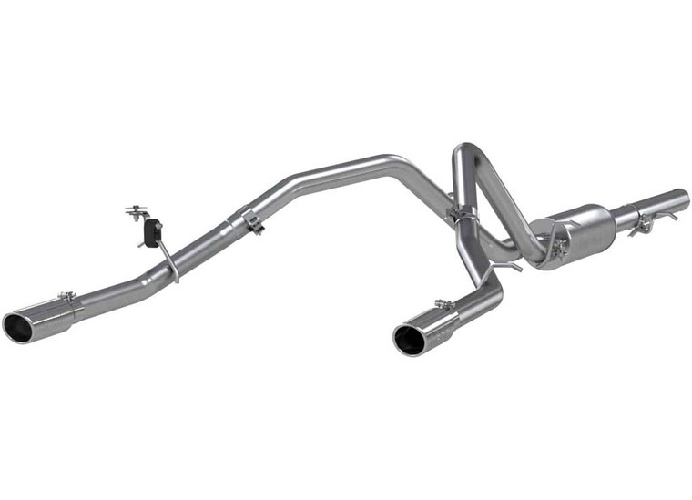 MBRP - 0913 Silverado/sierra 1500 4.8/5.3l(excl.8ft)ec/cc 2.5in Cat Backdual Split Rearal - S5058AL