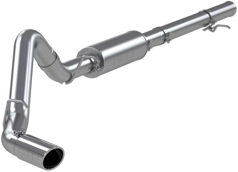 MBRP - 1417 Silverado/sierra 6.2l V8 3.5in Cat Back Exhaust Kit  Single Side Exit  T409 - S5086409