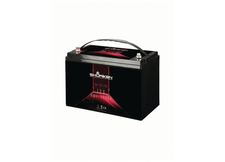 Metra Electronics - Heise - 2400w 120amp Hours Compact Size Agm 12v Battery - SK-BT120