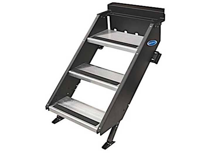 Morryde - Step Abovegen2 3 Step Entry Step Manual 9in Rise Fits Inner Door Flange Width Of 27.7530.25in - STP-209