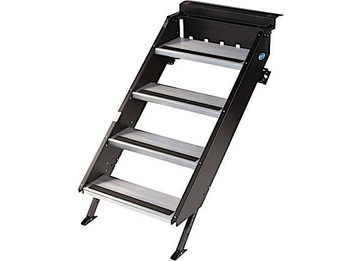 Morryde - Step Abovegen2 4 Step Entry Step Manual 8in Rise Fits Inner Door Flange Width Of 27.7530.25in - STP-213