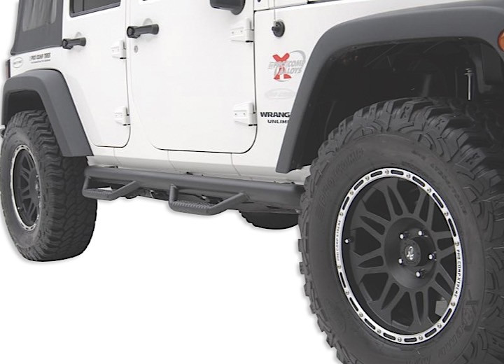 N-Fab - 1218 Wrangler Jk 2dr Nerf Step(w2w)textured Black - J1246