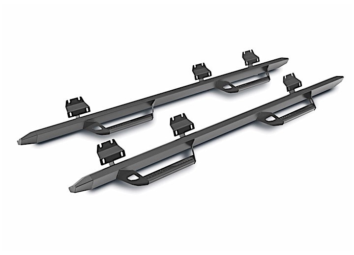 N-Fab - 0713 Silverado/sierra 1500/0710 Gm 2500/3500 Ext Cab/srw/drw Predator Pro Cab Length Step Systems - PRC0771QC-TX