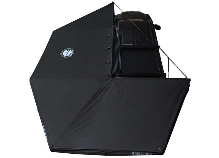 Overland Vehicle Systems - Xd Nomadic 270awning W/lights & Blk Out  Passenger Side Blk Body Blk Trim & - 18179919