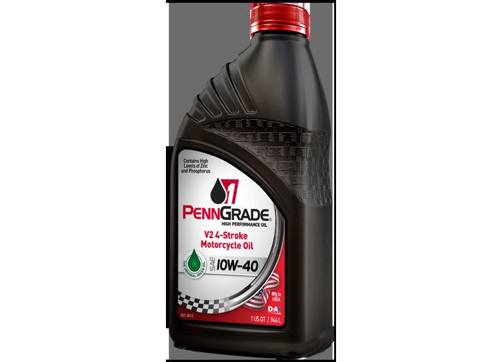 PennGrade - V2 10w40 Hp Motorcycle 12qt - 71566