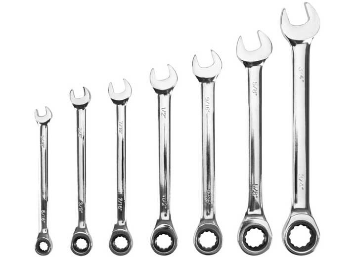 Performance Tool - Performance Tool 7piece Sae Ratcheting Wrench Set - W1171