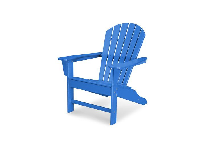 Polywood - Polywood South Beach Adirondack In Pacific Blue - SBA15PB