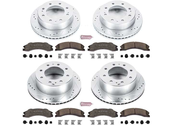 Powerstop - Front & Rear Truck And Tow Brake Kit - K5561-36
