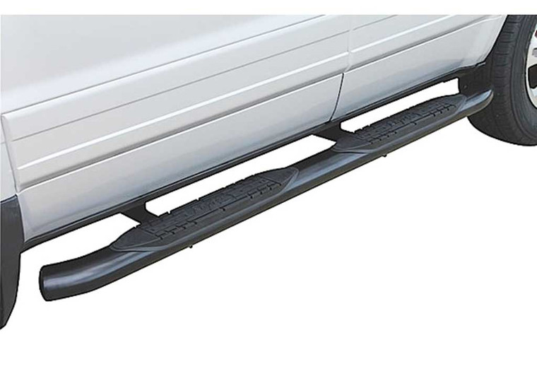 ProMaxx Automotive - 0918 Ram Crew Cab 4in Curved Black Oval Tubes(rocker Mount) - 41383B