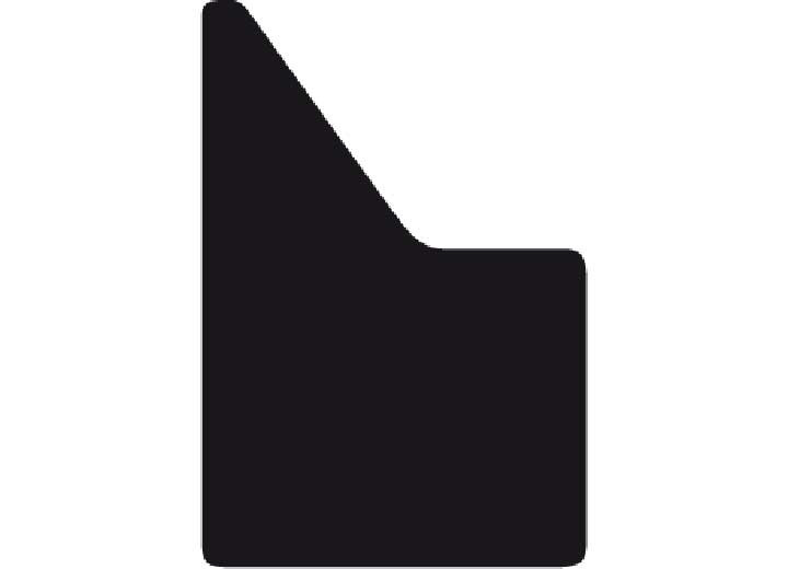 ProMaxx Automotive - Black Mud Flap Dodge Truck - 8218-1SA