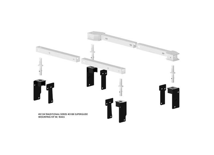 Pullrite - Superrail Mounting Kit For 2019 Chevy/gmc 1500 Trucks - 3124
