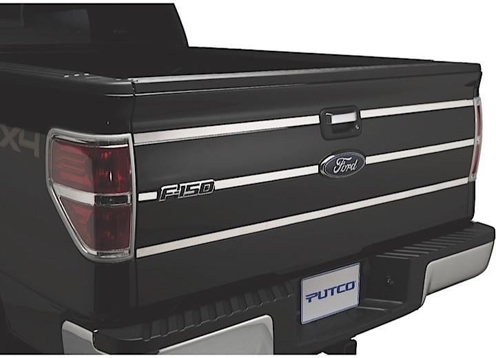 Putco - 0914 F150 Stainless Steel Tailgate Trim3 Horizontal Lines - 402702