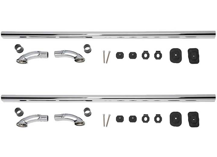 Putco - 15c F150 5.5ft Bed Locker Side Rails  Stainless Steel - 89864