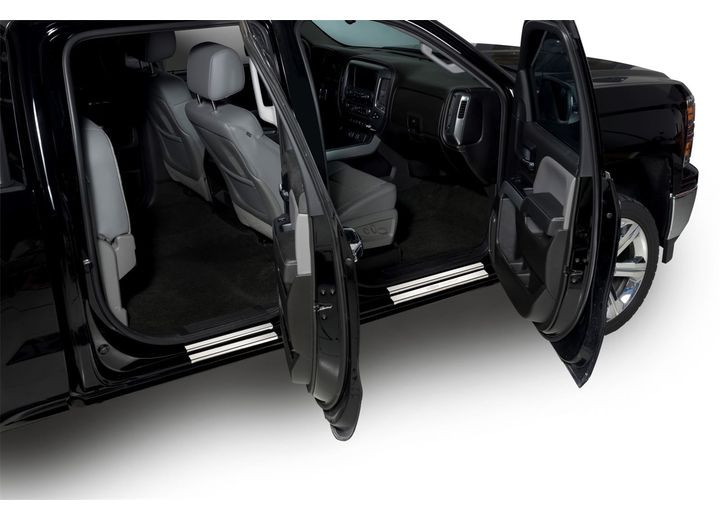 Putco - 1418 Silverado 1500/1519 2500/3500 Crew Cab Stainless Door Sills W/gm Etching - 95173GM-1