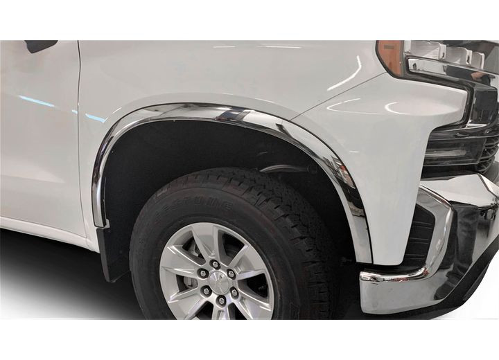 Putco - 19c Chevrolet Silverado 1500 Stainless Steel Fender Trim Mirror Finish - 97125