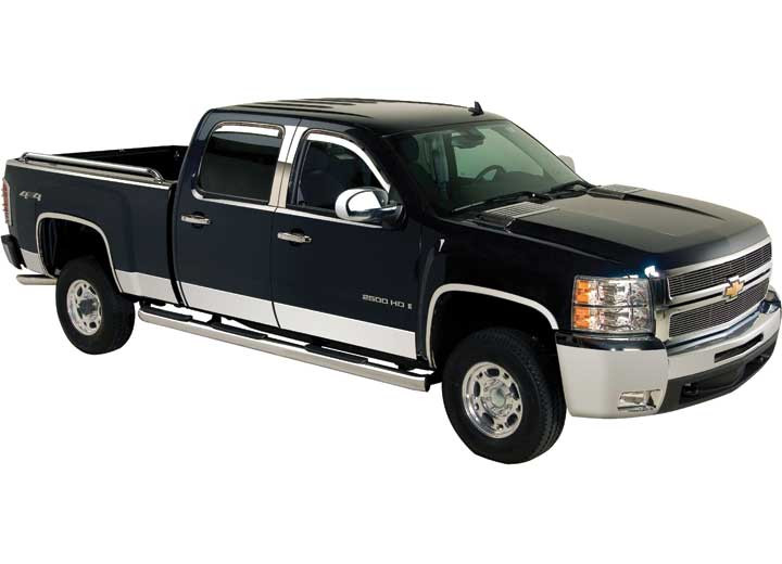 Putco - 0713 Silverado 1500/2500 Crew Cab Sb(6.5) 6in Ss Rocker Panels - 9751206