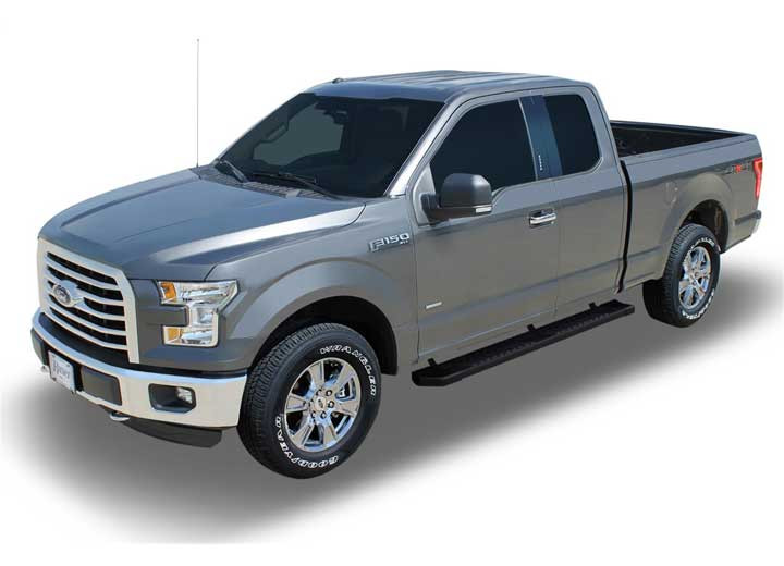 Raptor - 15c F150 Super Cab/1722 F250/f350 Sd Super Cab 6in Black Textured Aluminum Oem Running Boards - 1703-0355BT