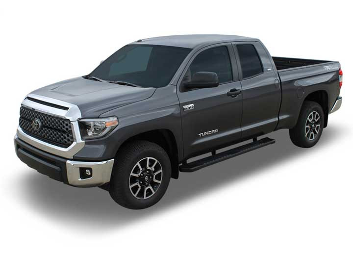 Raptor - 0721 Tundra Double Cab 6in Black Textured Aluminum Oem Running Boards - 1704-0132BT