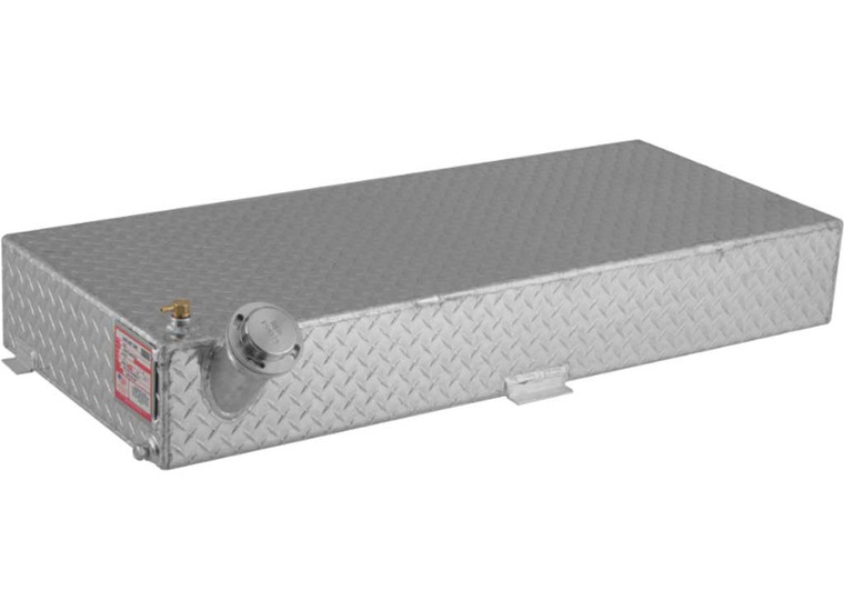 RDS - 20 Gal Aluminum Rectangular Auxiliary Fuel Tank For Gravity Feeding - 74551