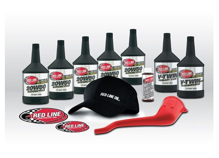 Red Line Oil - Powersport Motor Oil Vtwin 20w50 Powerpack Kit - 90226