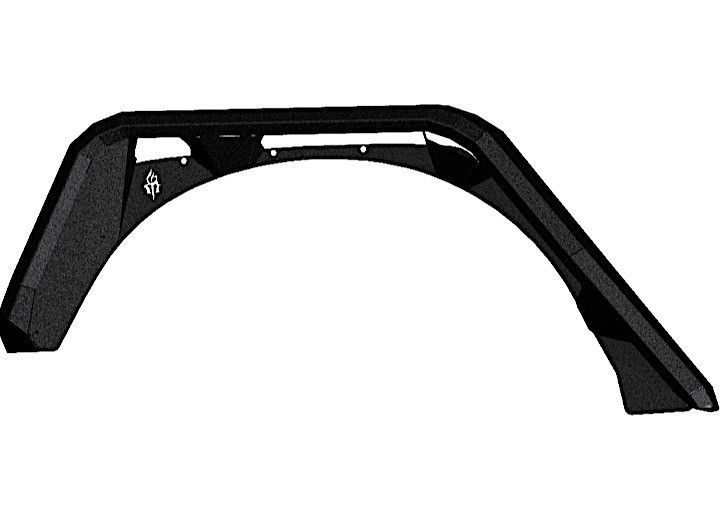 Road Armor - 0718 Wrangler Stealth Rear Fender Flares Texture Black - 507AFR0B