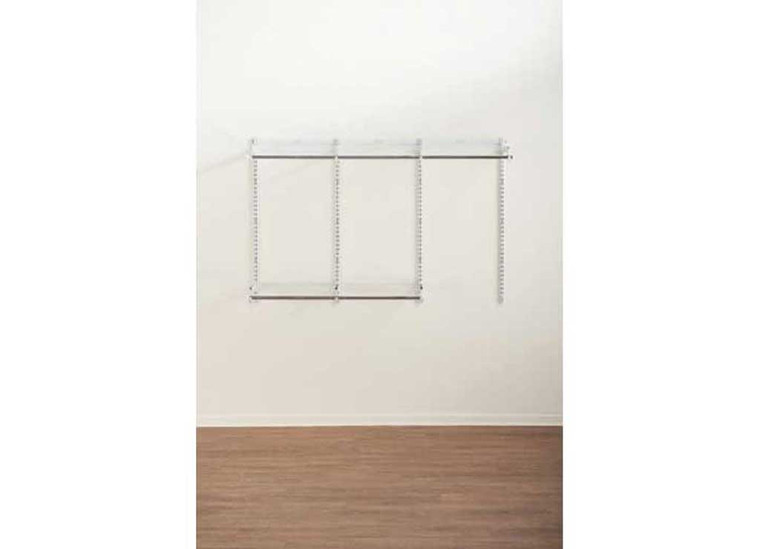 Rubbermaid - 36ft Wide Wire Closet Configuration Storage Kit White - 2060339