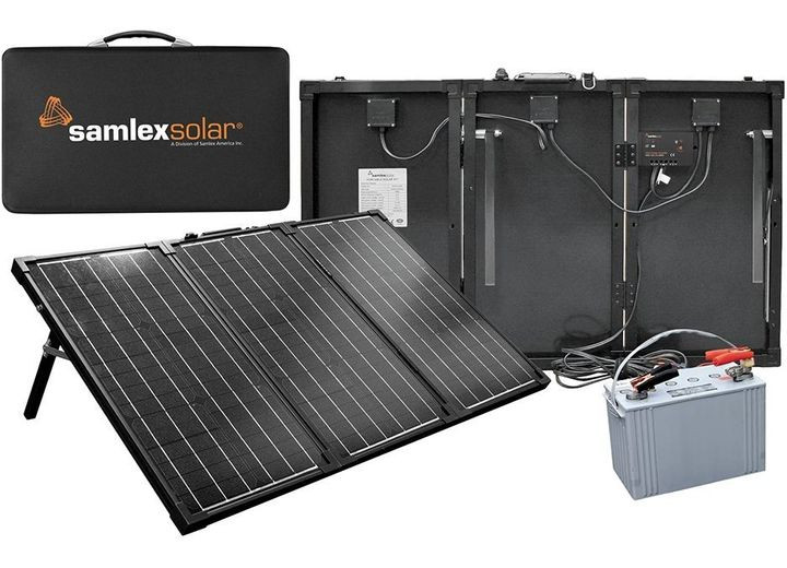 Samlex America - Portable Solar Charging Kit 135w For 12v Led Acid Batteries - MSK-135