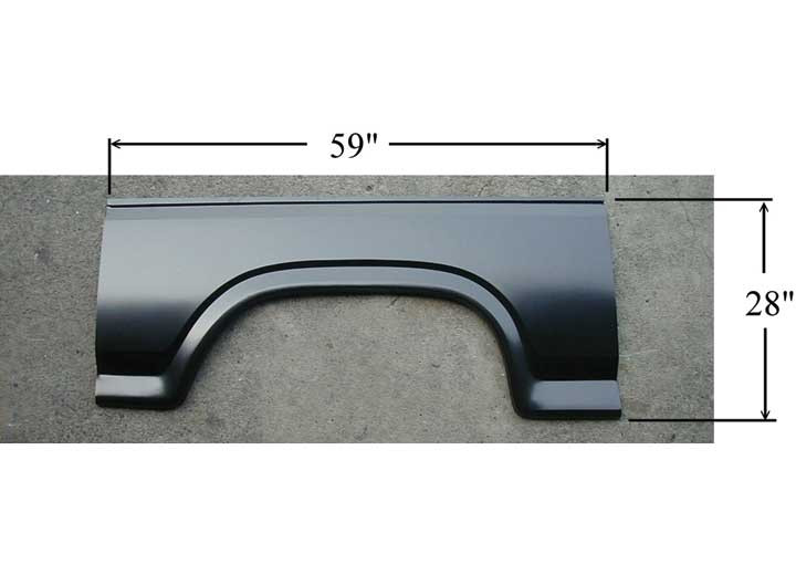 Sherman Parts - Rh Wheel Opng Repair Panel Full W/o Gas Hole Ford P/u 8086 - 575-59R