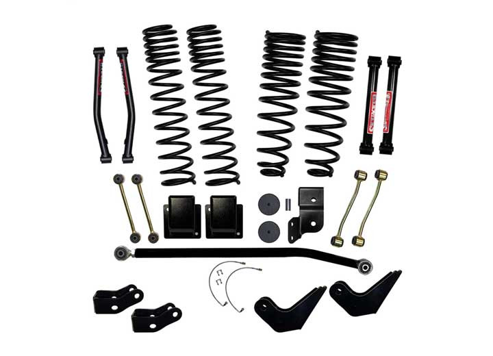 Skyjacker Suspension - 2021 Jeep Gladiator 4.5 In. Lift With Shock Brackets  Frt And Rear Long Travel - G451PELT