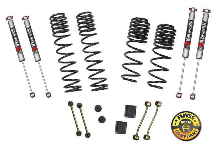 Skyjacker Suspension - 18c Jeep Wrangler Rubicon Jl 22.5 Lift Dual Rate Long Travel Sprgs Inc (4) M95 Shocks - JL25RBPMLT