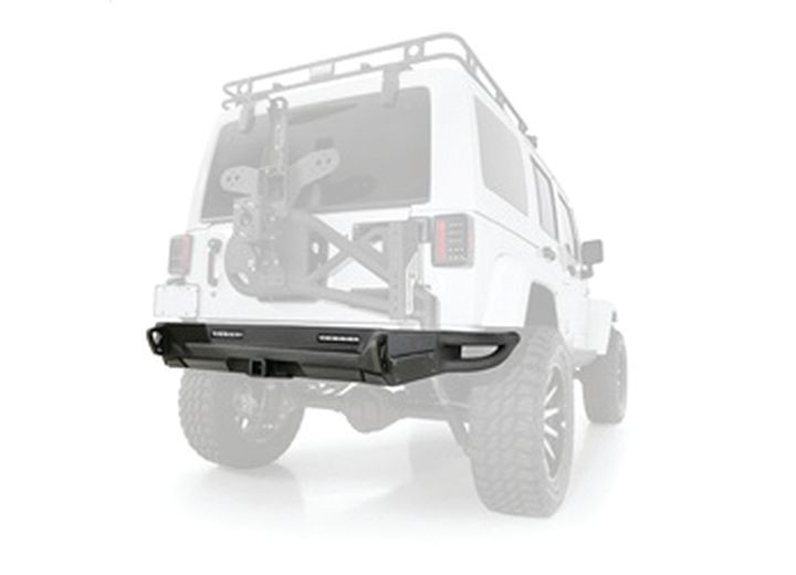 Smittybilt - 0718 Wrangler Jk 2/4dr Src Gen2 Rear Bumper; Textured Matte Black - 76614