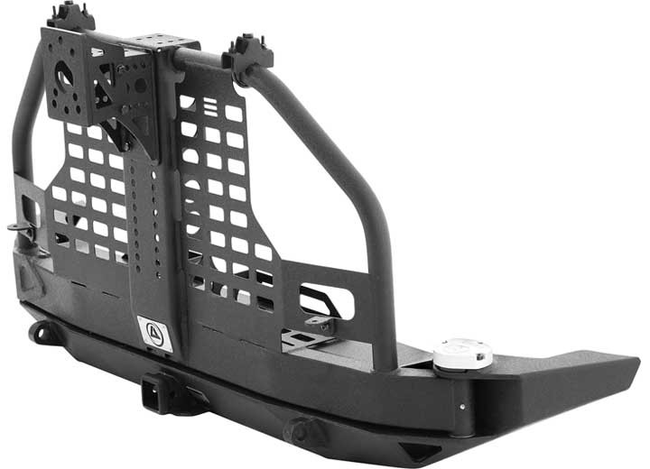 Smittybilt - 0718 Wrangler Jk 2/4 Dr Xrc Atlas Spare Tire Carrier Only; Black - 76896-02