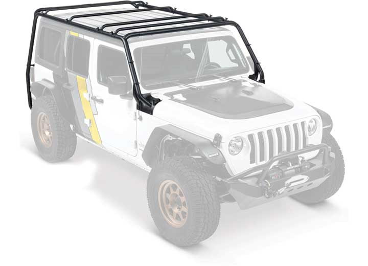 Smittybilt - Smittybilt Src Roof Rack Jl 4 Door Textured Black  Box1 - 77717-01