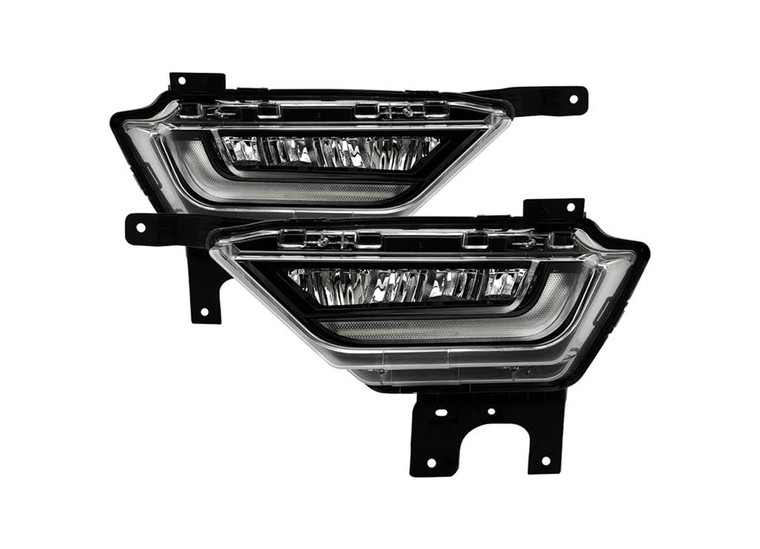 Spyder Automotive - 2123 F150 ( W/out Led Turn Signal Function) Oem Style Full Led Fog Lights W/ Sw - 9052255