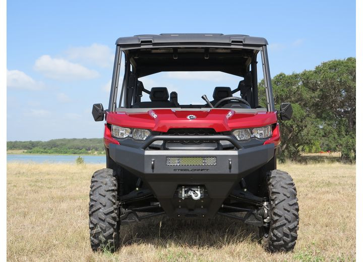 Steelcraft Automotive - 16c Can Am Defender All Front Bumper Replacement Fine Textured Black Utv - 70-1000