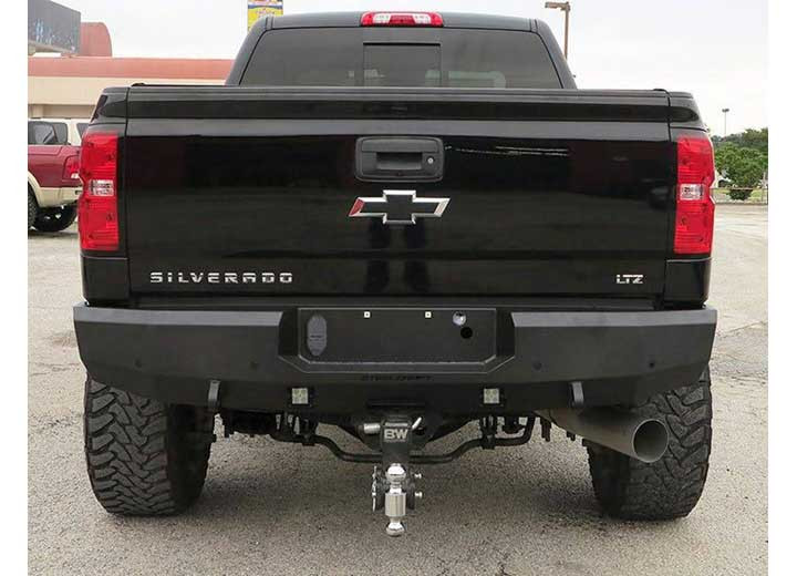 Steelcraft Automotive - 11c Silverado 2500/3500 Fortis Rear Bumper Textured Black - 76-20410