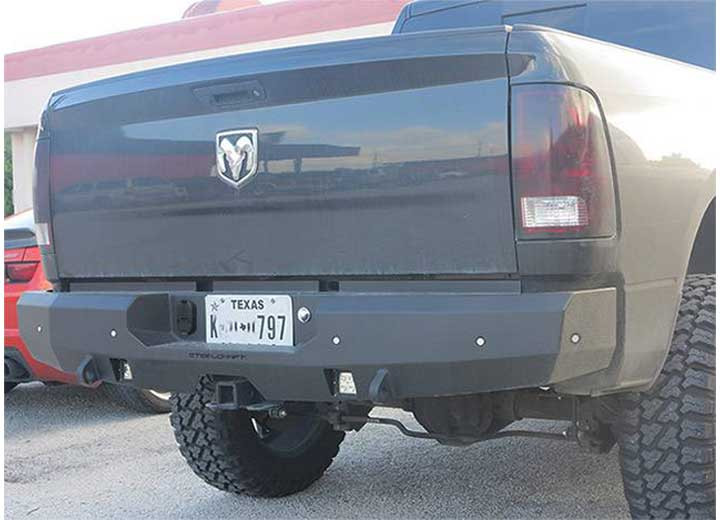 Steelcraft Automotive - 1024 Ram 2500/3500/0918 Ram 1500/1923 Ram 1500 Classic Fortis Rear Bumper Txt Black - 76-22260