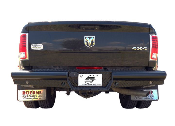 Steelcraft Automotive - 0918 Ram 1500/10c Ram 2500/3500 Rear Bumper Replacement4in Pipe Style Line - HD22260