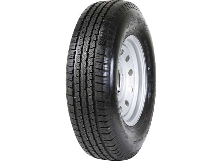Taskmaster - St235/80r16 10 Ply Provider Trailer Tire On 16x6 8x6.5 Silver Mod Wheel 4.12cb - A16RTK8SMM