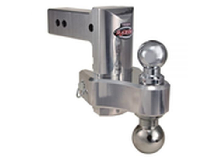 Trimax Locks - 6 Pin & Clip Aluminum Drop Hitch For 21/2 Receiversincludes Dual Balls - TRZ6ALHD