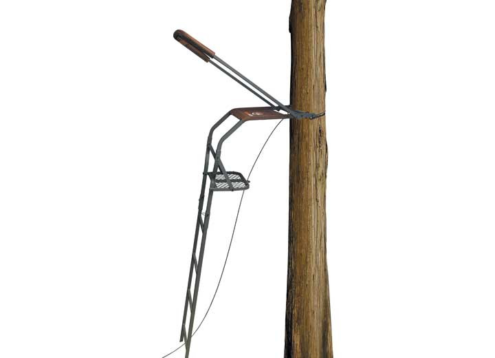Trophy Treestands - Maxgrip Deluxe (highview)  16ft Single Person Ladderstand - HVL100R