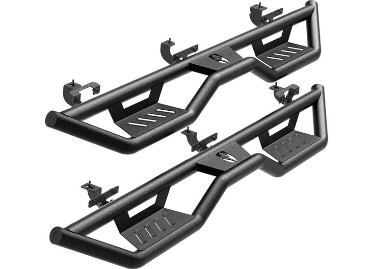 Tyger Auto - 18c Wrangler Jl 4dr (2124 4xe/ex Jk) Kobra Running Boards Textured Black - TG-KB2J25003